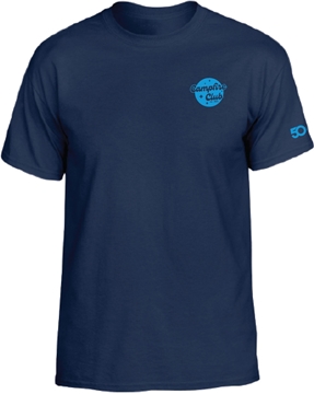 Picture of Campfire Club: Heavy Cotton T-Shirt (Navy)